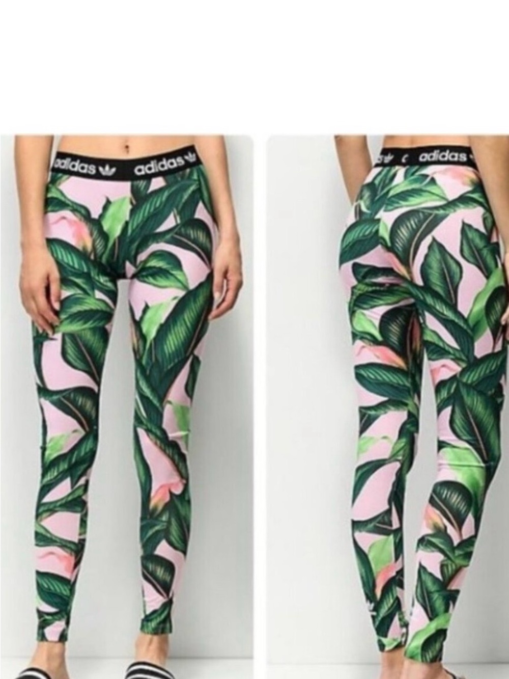 Adidas / Farm Rio Tropical Leaf Leggings *matching jacket available